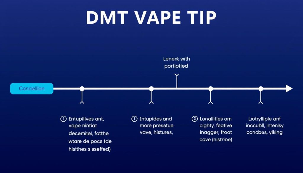 Summary of DMT vape trip duration and key takeaways about the experience