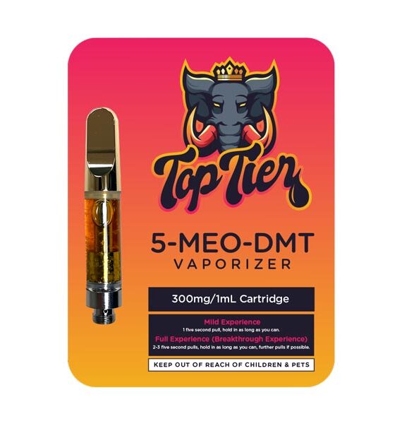 Top Tier 5-MeO-DMT Vaporizer 300mg/1mL Cartridge