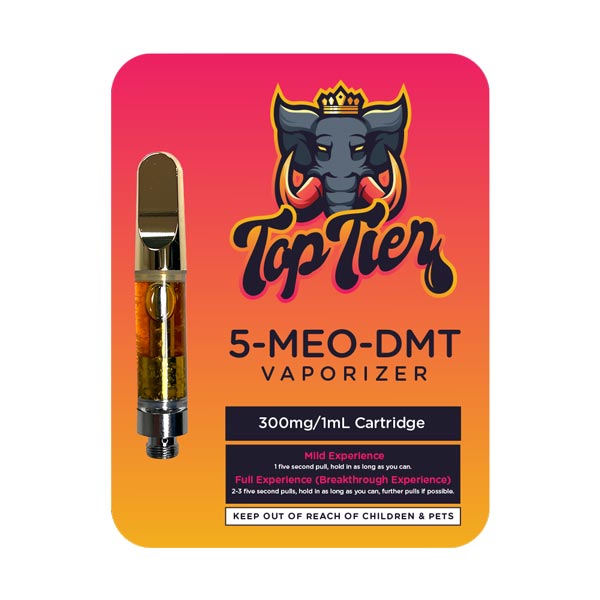 Top Tier 5-MeO-DMT Vaporizer 300mg/1mL Cartridge