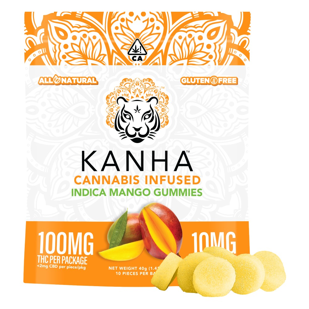 KANHA Cannabis Infused Indica Mango Gummies