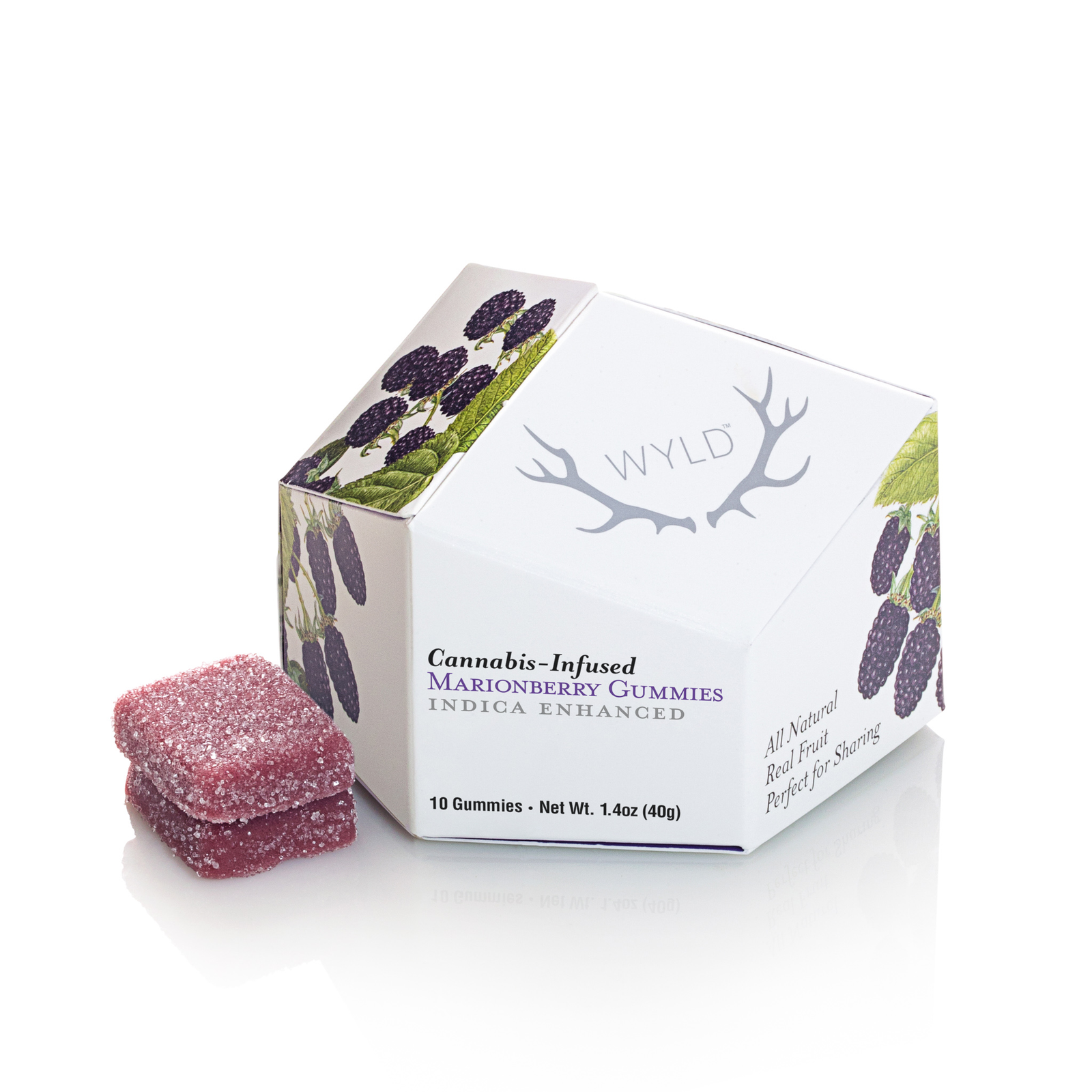 WYLD Marionberry Indica Enhanced Gummies | 100mg